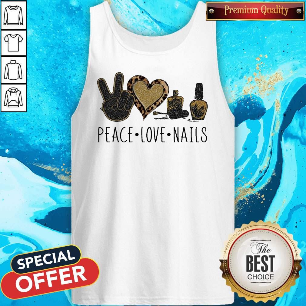 Peace Love Nails Diamond Shirt - Image 4