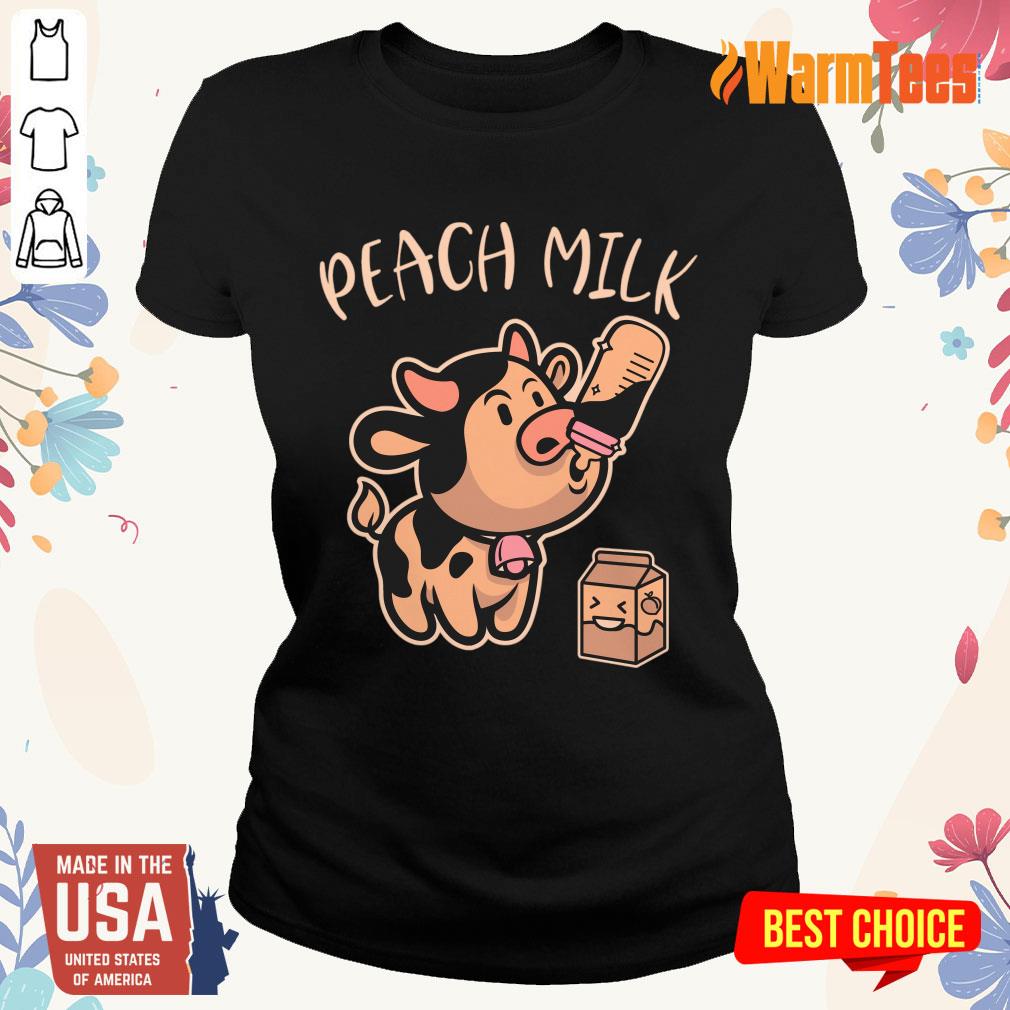 Peach Milk Dairy Cows Shirt - Image 2