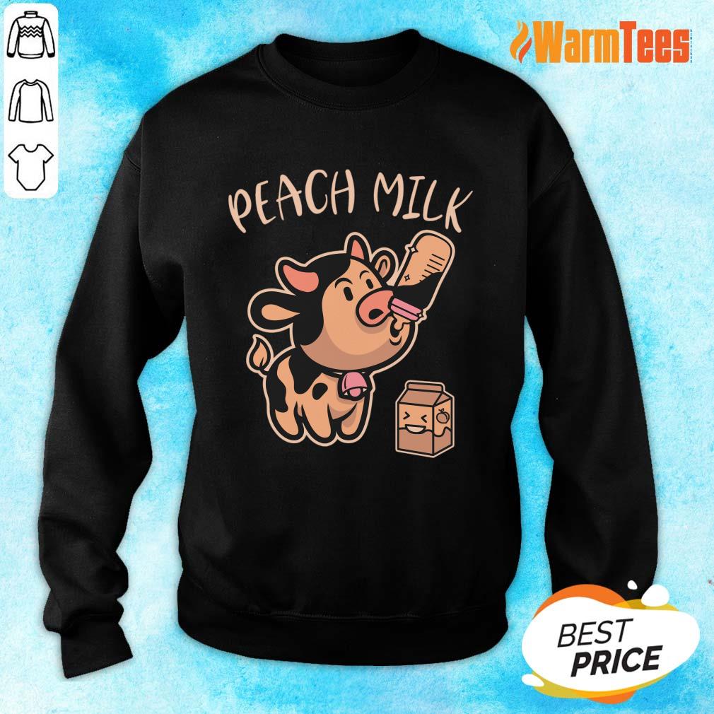 Peach Milk Dairy Cows Shirt - Image 5