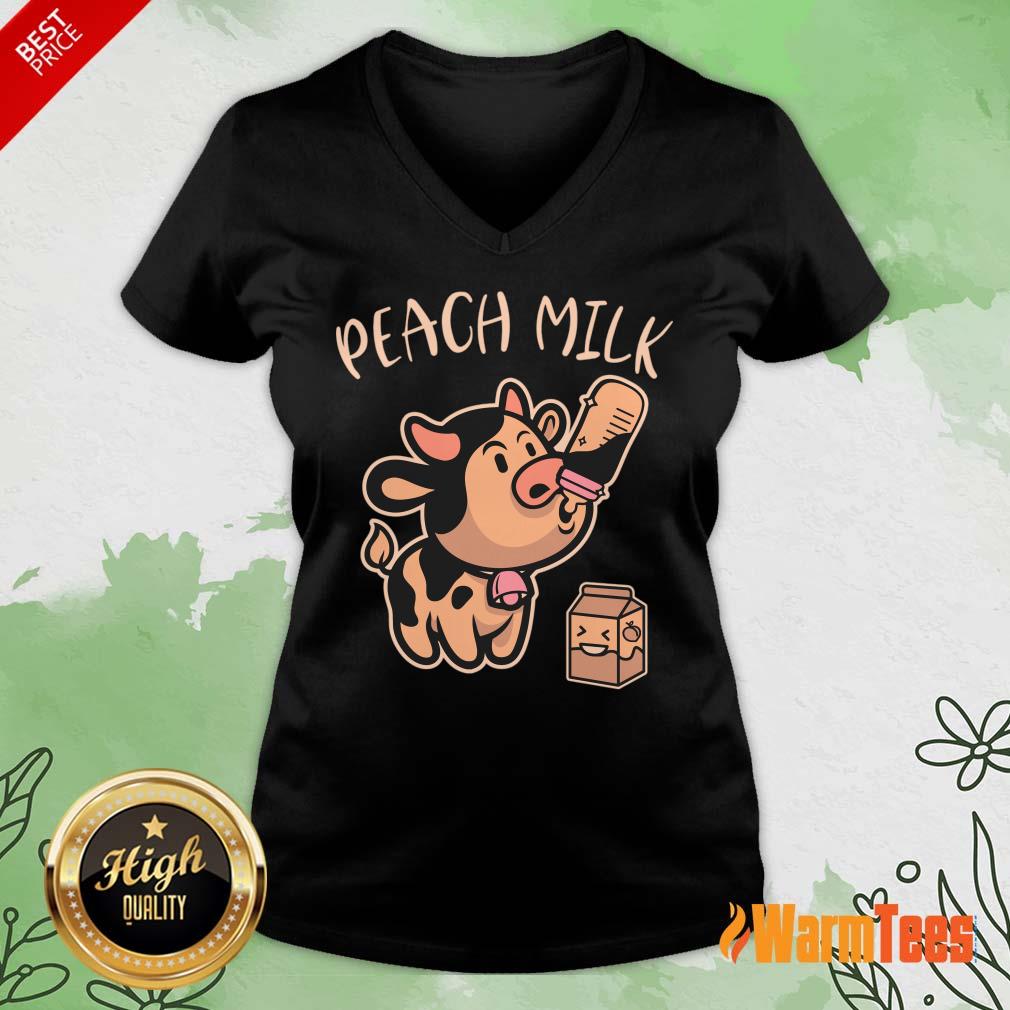 Peach Milk Dairy Cows Shirt - Image 4