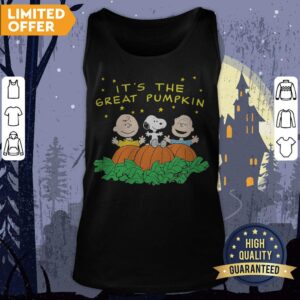 Alternative view of Peanuts Halloween It’s The Great Pumpkin Men’s Black Shirt