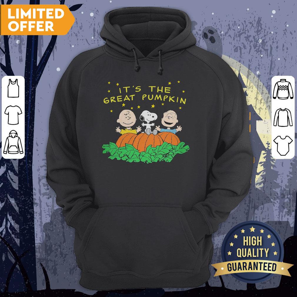 Peanuts Halloween It’s The Great Pumpkin Men’s Black Shirt - Image 5