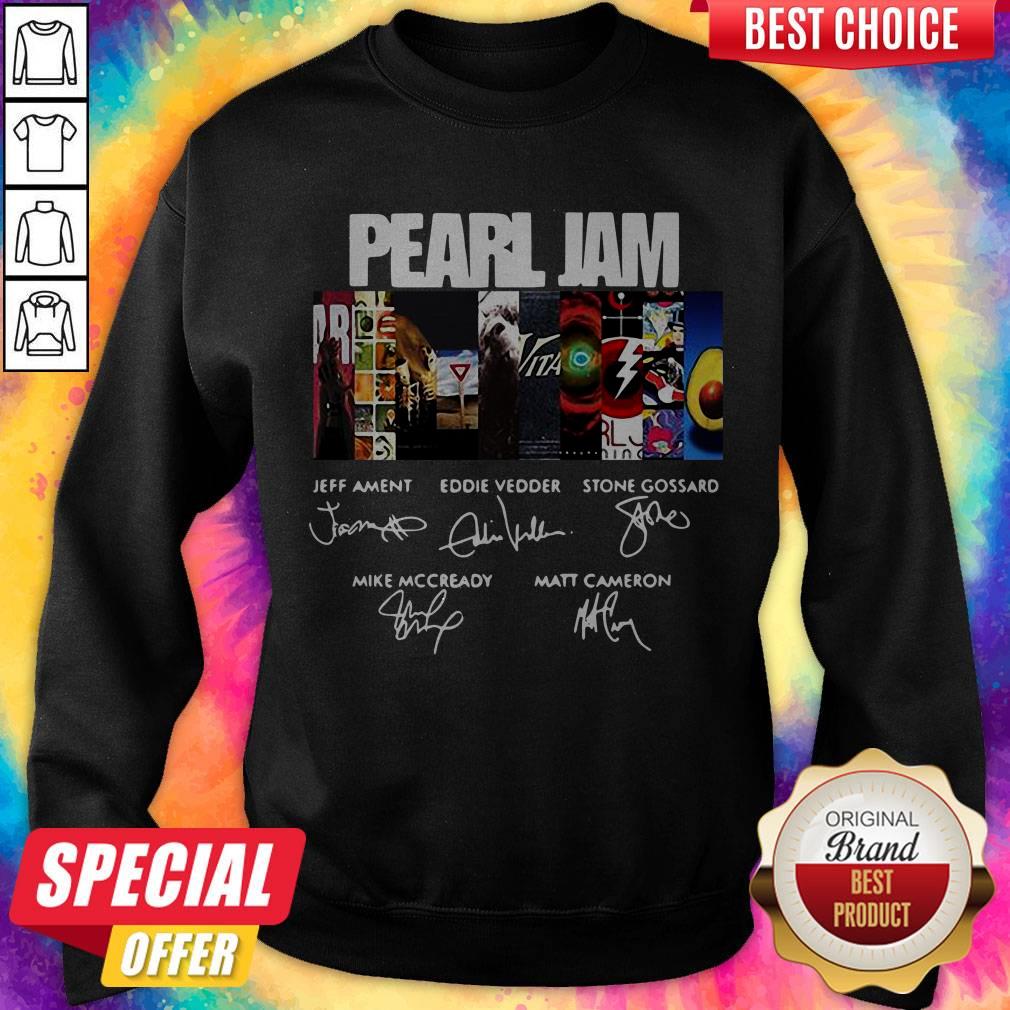 Pearl Jam Jeff Ament Eddie Vedder Stone Gossard Mike Mccready Matt Cameron Shirt - Image 5