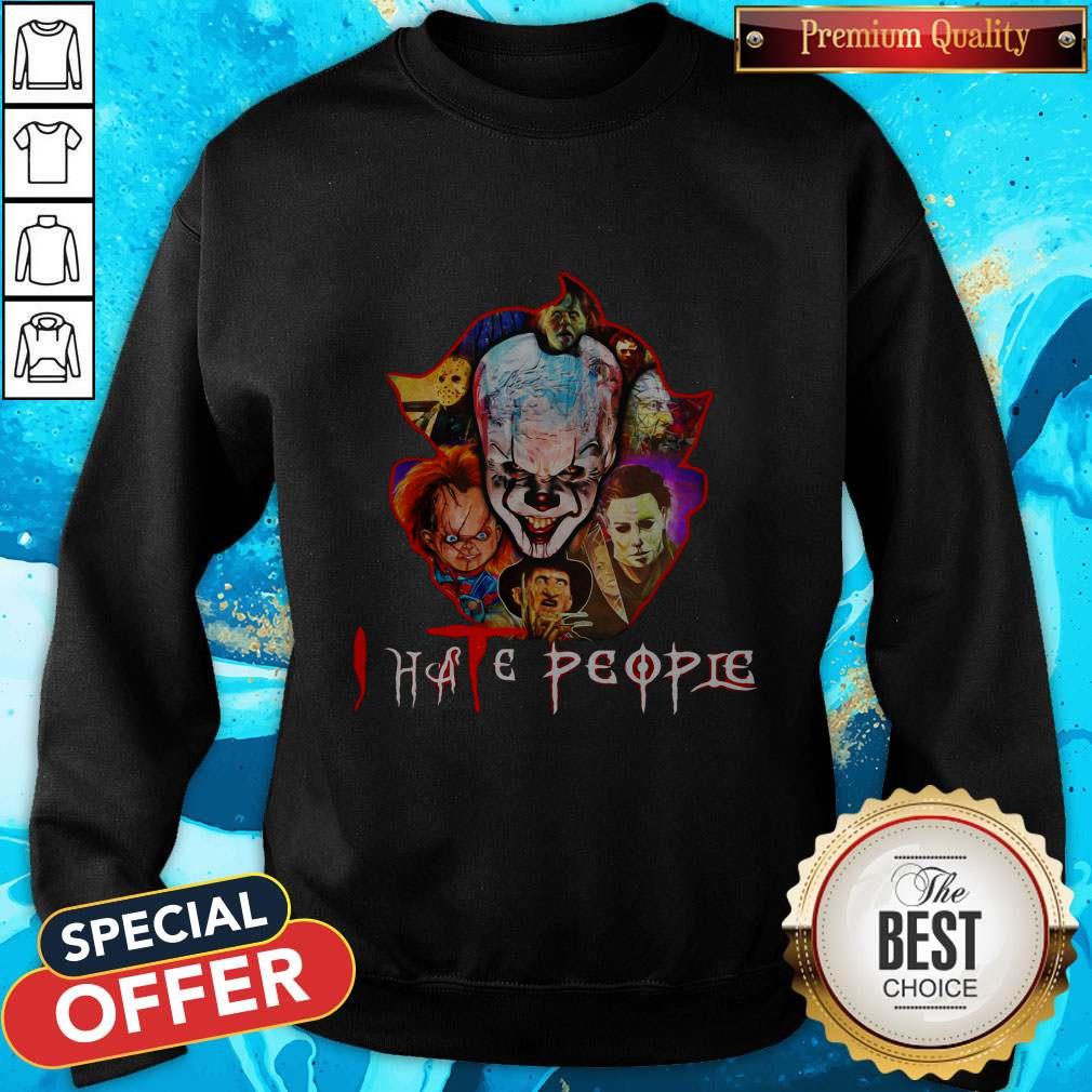 Pennywise IT I Hate People Shirt - Image 4