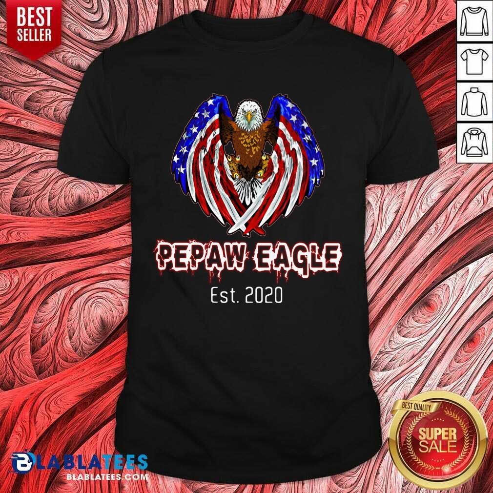 Pepaw Eagle American Flag Shirt