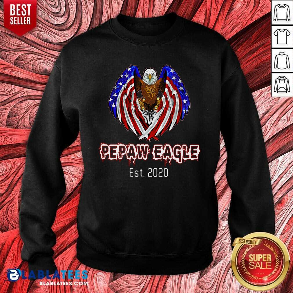 Pepaw Eagle American Flag Shirt - Image 4