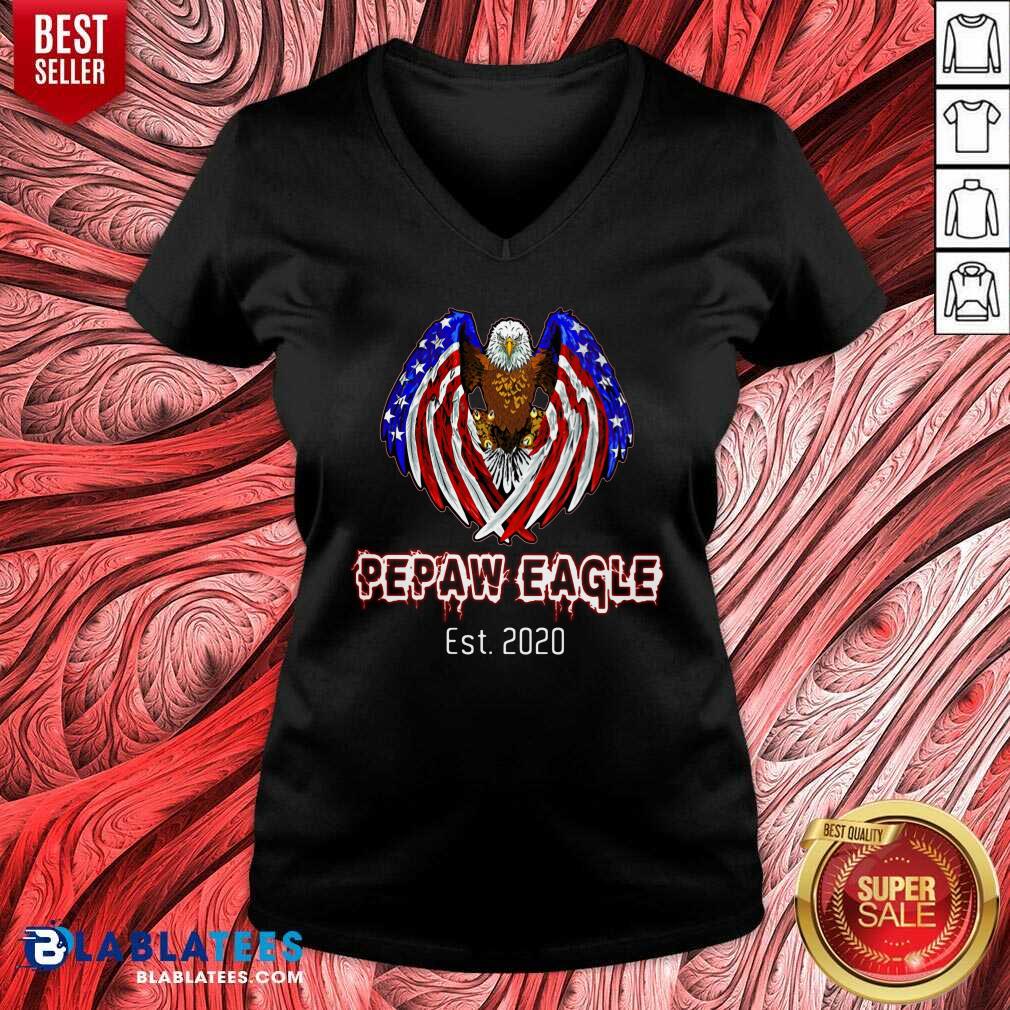 Pepaw Eagle American Flag Shirt - Image 2