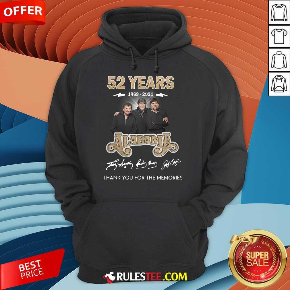 Perfect 52 Years 1969 2021 Alabama Shirt - Image 4