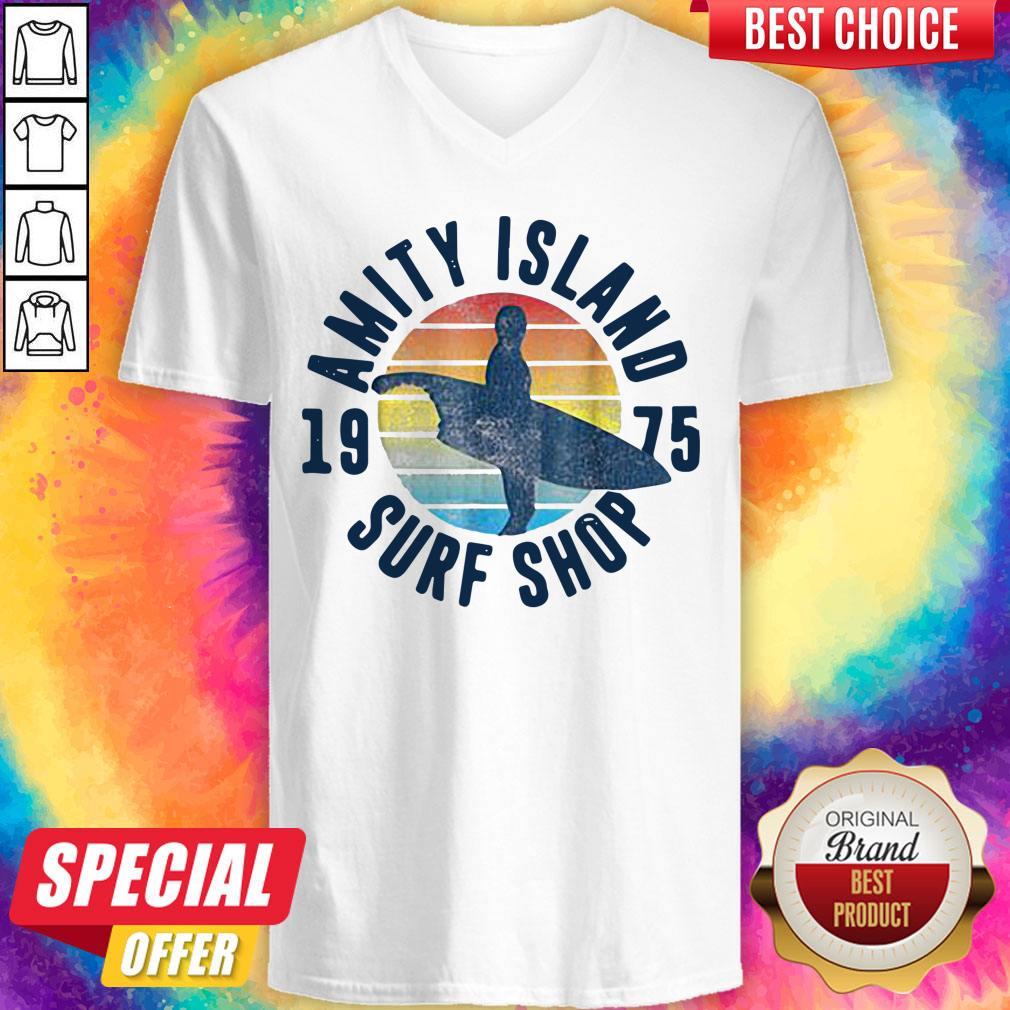 Perfect Amity Island Surf Shop Vintage Shirt - Image 3