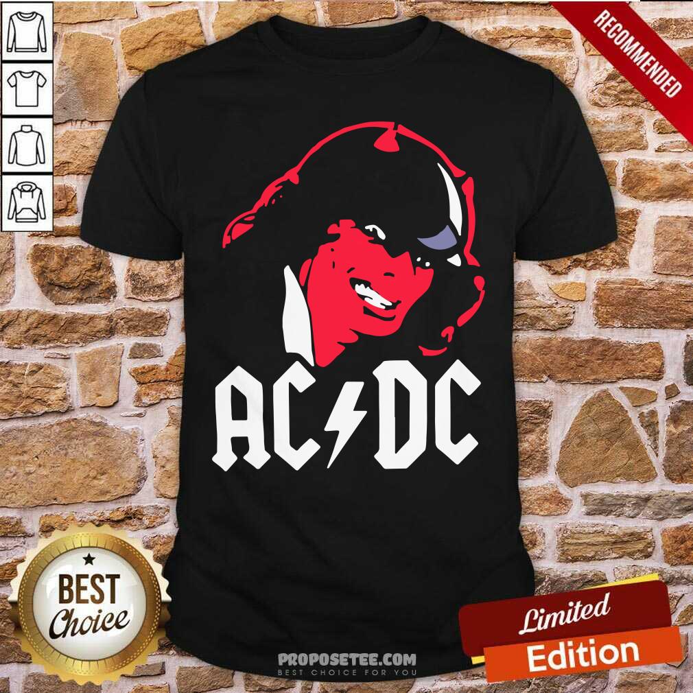 Perfect Angus Young Satan Acdc Hard Rock Band Shirt