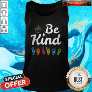 Alternative view of Perfect Be Kind ASL Sign Language Nonverbal Teacher Student T-Shirts