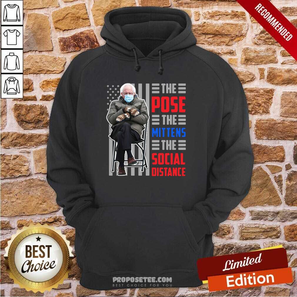 Perfect Bernie Sanders The Pose The Mittens The Social Distance Shirt - Image 5