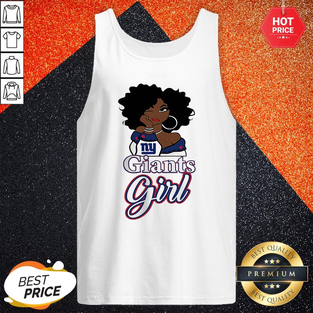 Perfect Black Girl New York Giants Girl Shirt - Image 3