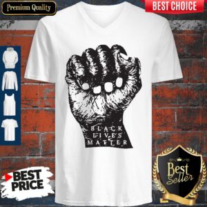 Alternative view of Perfect Black Lives Matter People Are Not Racist Shirt