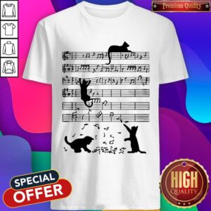 Perfect Cat Playing Music Shirt