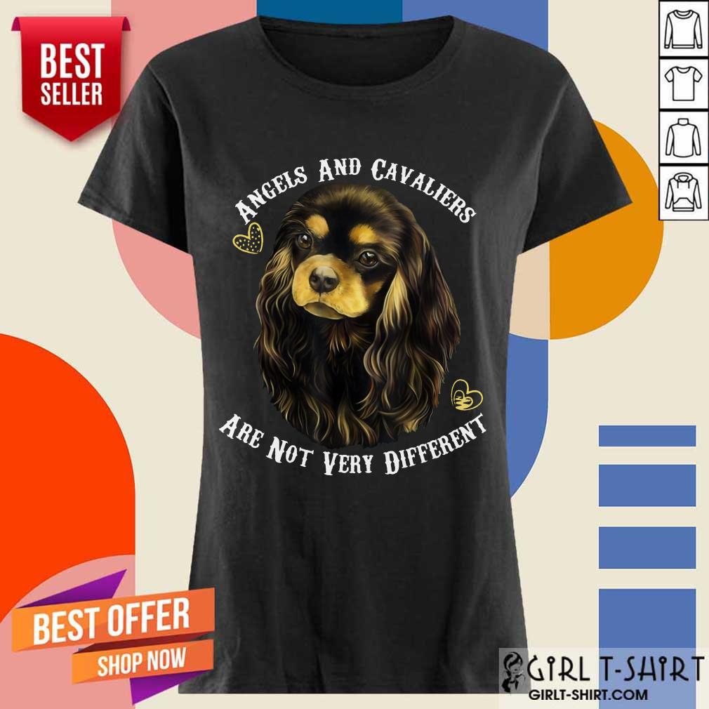 Perfect Cavalier King Charles Spaniel and Angel Shirt - Image 2