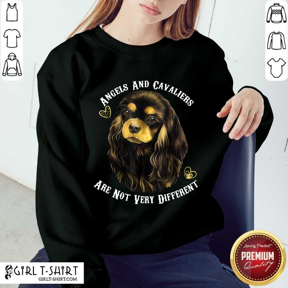 Perfect Cavalier King Charles Spaniel and Angel Shirt - Image 4