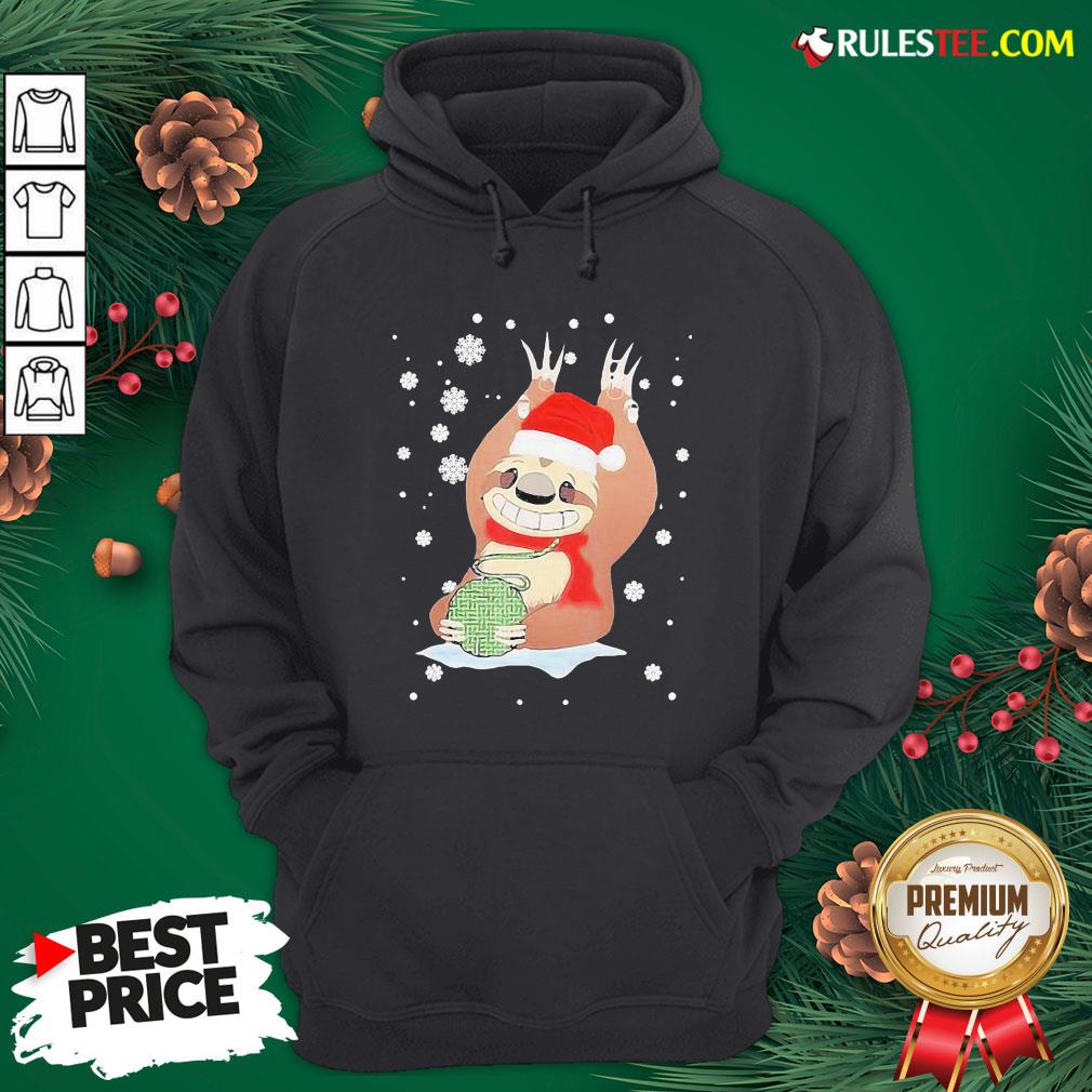 Perfect Christmas Mountain Sloth Knitting Cute Shirt - Image 2