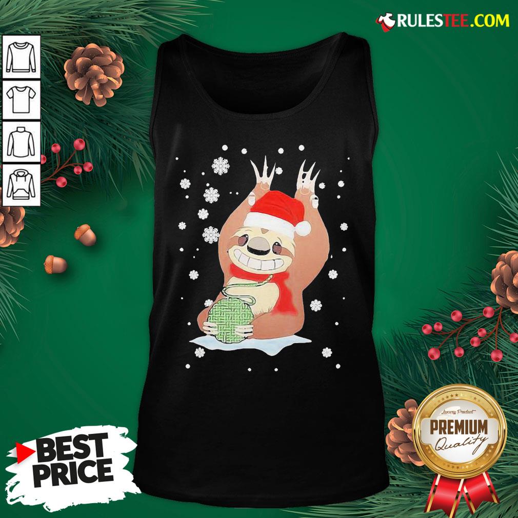 Perfect Christmas Mountain Sloth Knitting Cute Shirt - Image 4