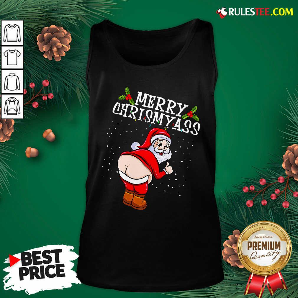 Perfect Christmas Santa Claus Naked Ass Merry Christmass Shirt - Image 4