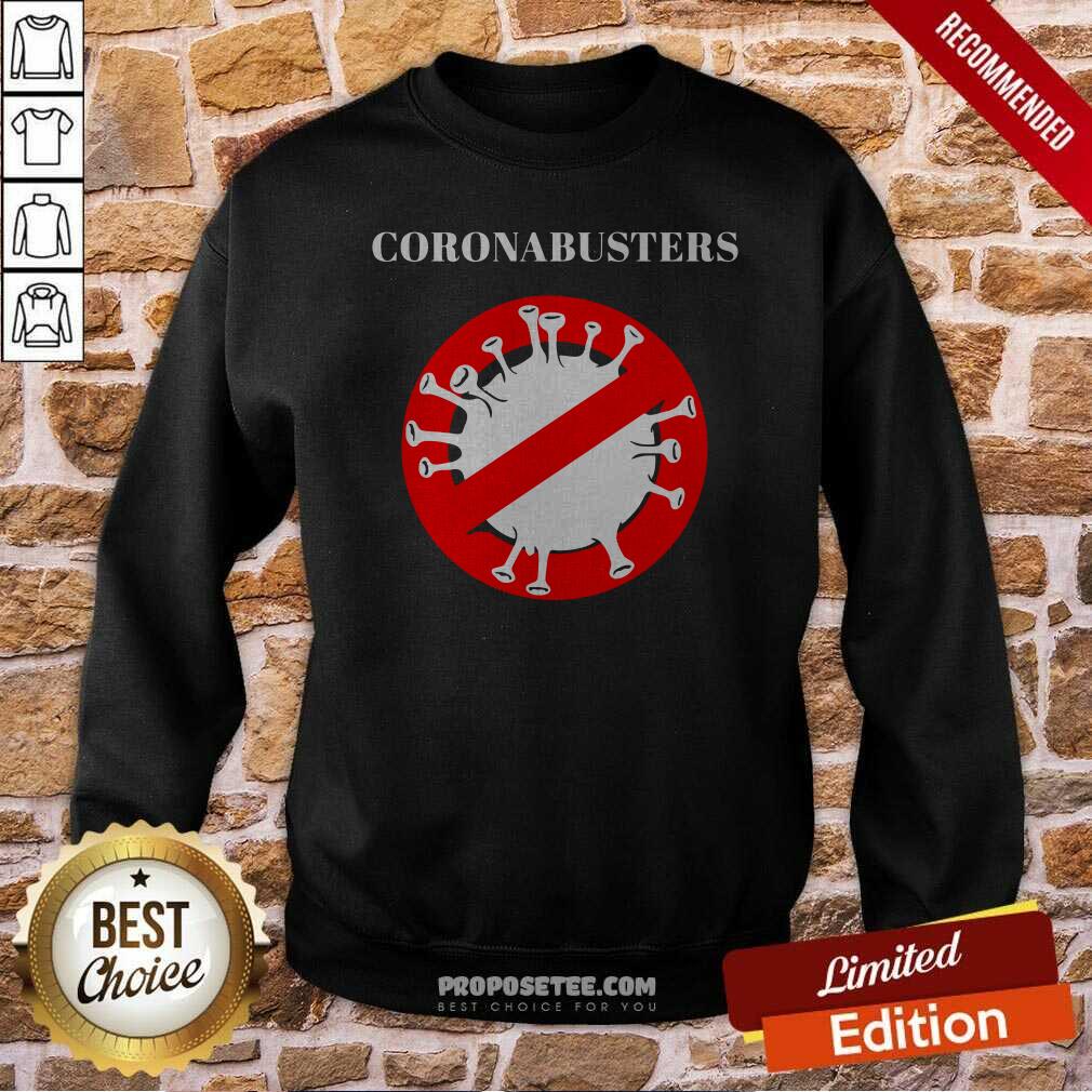 Perfect Coronabusters We’re Here To Save World Shirt - Image 5