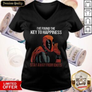 Alternative view of Perfect Deadpool I've Found The Key To Happiness Shirt