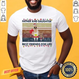 Perfect Father And Daughter Best Friends For Life Vintage Retro Shirt