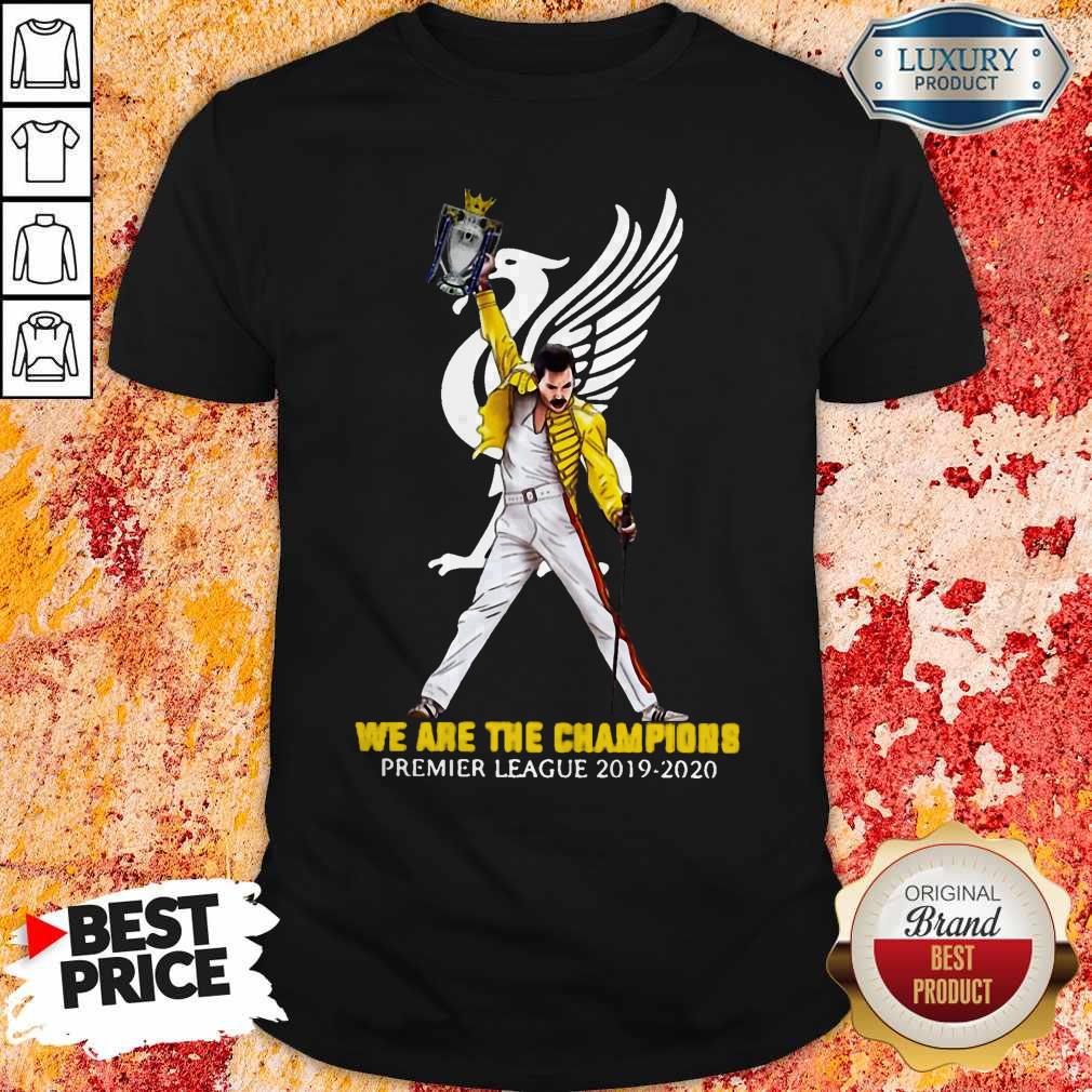 Perfect Freddie Mercury We Are The Champions Premier League 2019 2020 Shirt