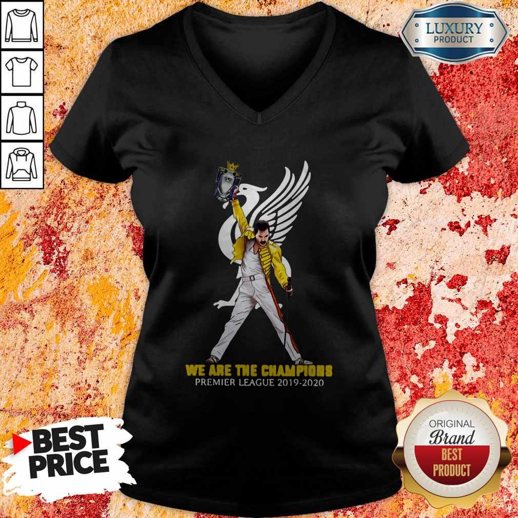 Perfect Freddie Mercury We Are The Champions Premier League 2019 2020 Shirt - Image 2