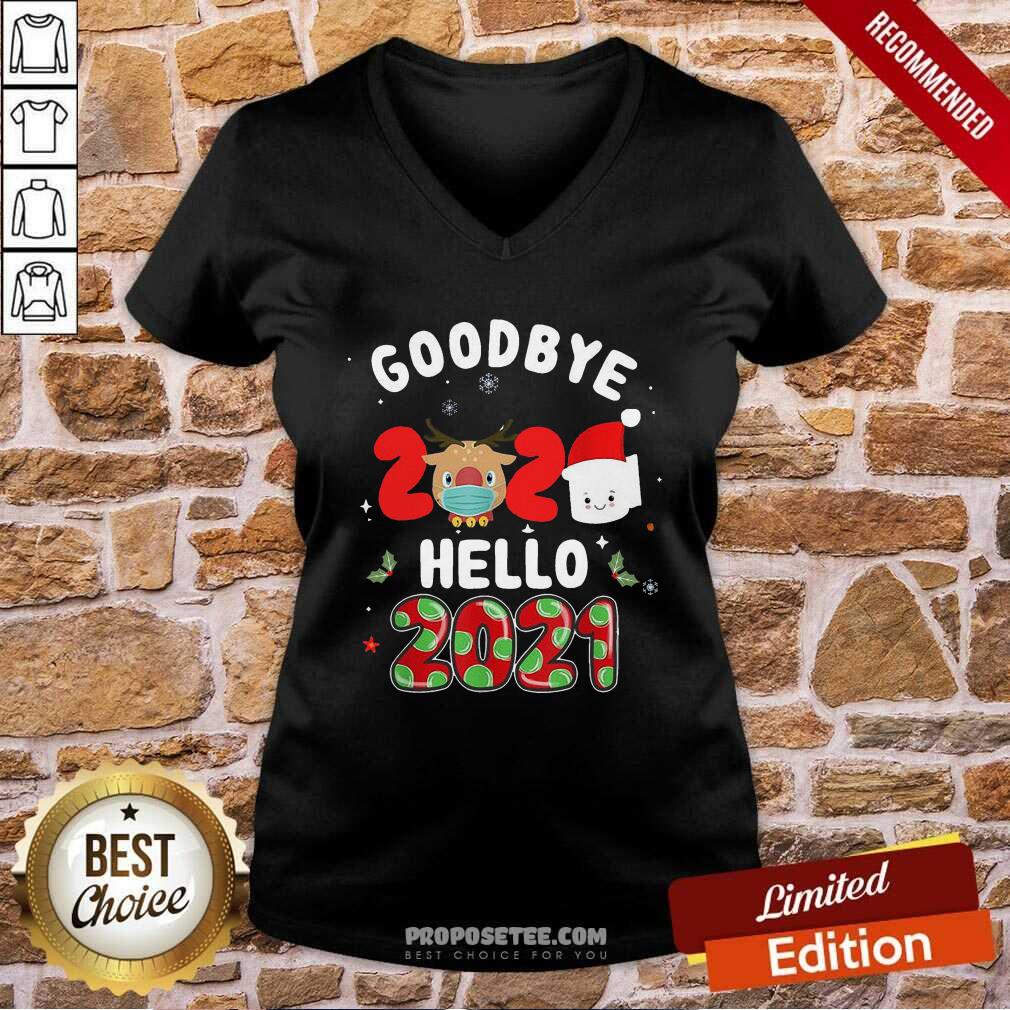 Perfect Goodbye 2020 Toilet Paper Santa Hello 2021 Shirt - Image 3