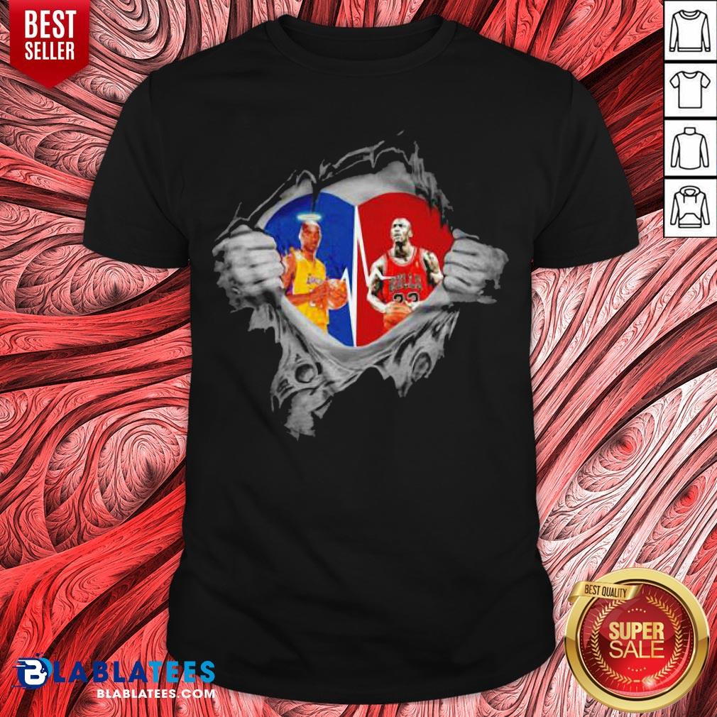 Perfect Heart Kobe Bryant And Michael Jordan Shirt