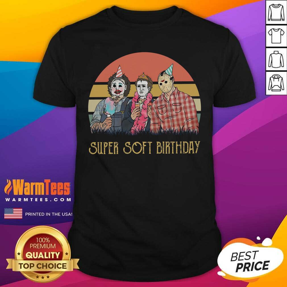 Perfect Horror Movie Characters Super Soft Birthday Vintage Shirt