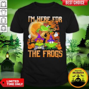 Perfect I’m Here For The Frogs Halloween Shirt