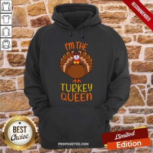 Alternative view of Perfect I’m The Turkey Queen Wear Mask Happy Thanksgiving Shirt