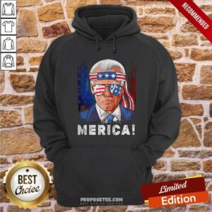 Alternative view of Perfect Joe Biden Merica Sunglasses Ribbon American Flag Shirt
