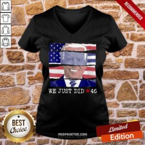 Alternative view of Perfect Joe Biden We Just Did 46 American Flag Shirt
