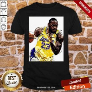 Perfect Lebron James 23 Los Angeles Laker Shirt