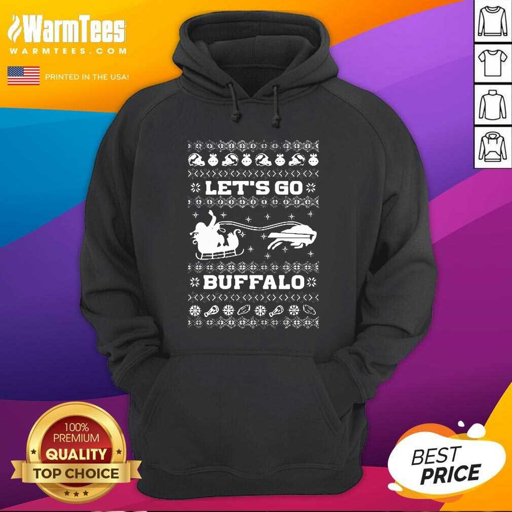 Perfect Let Go Buffalo Bills Ugly Christmas Shirt - Image 2