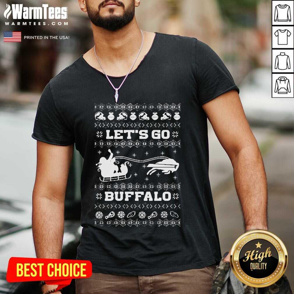 Perfect Let Go Buffalo Bills Ugly Christmas Shirt - Image 5