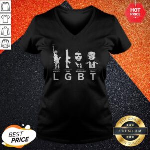 Alternative view of Perfect Liberty Guns Bolsonaro Trump LGBT Shirt