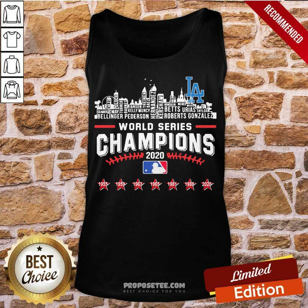 Perfect Los Angeles Dodgers World Series Champions 2020 Mlb Shirt - Image 4