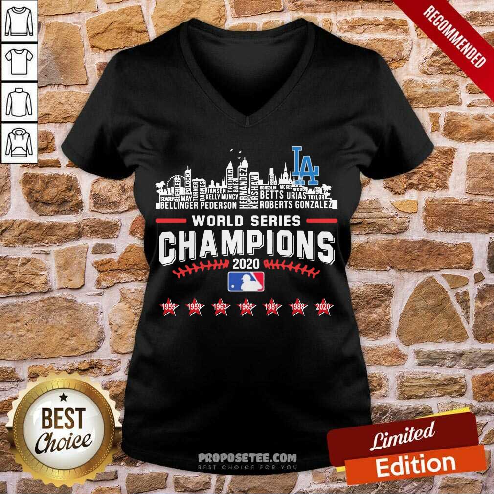 Perfect Los Angeles Dodgers World Series Champions 2020 Mlb Shirt - Image 3