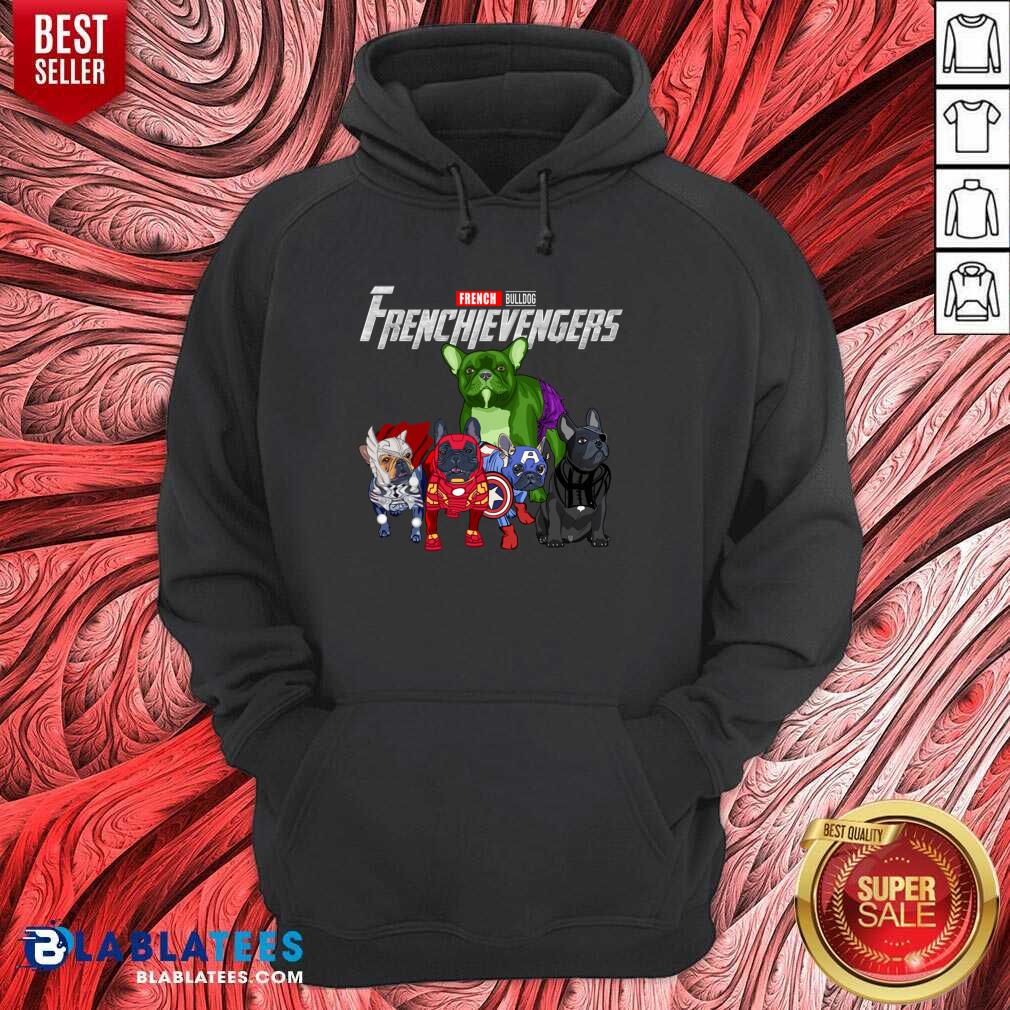Perfect Marvel Avengers French Bulldog Frenchievengers Shirt - Image 2