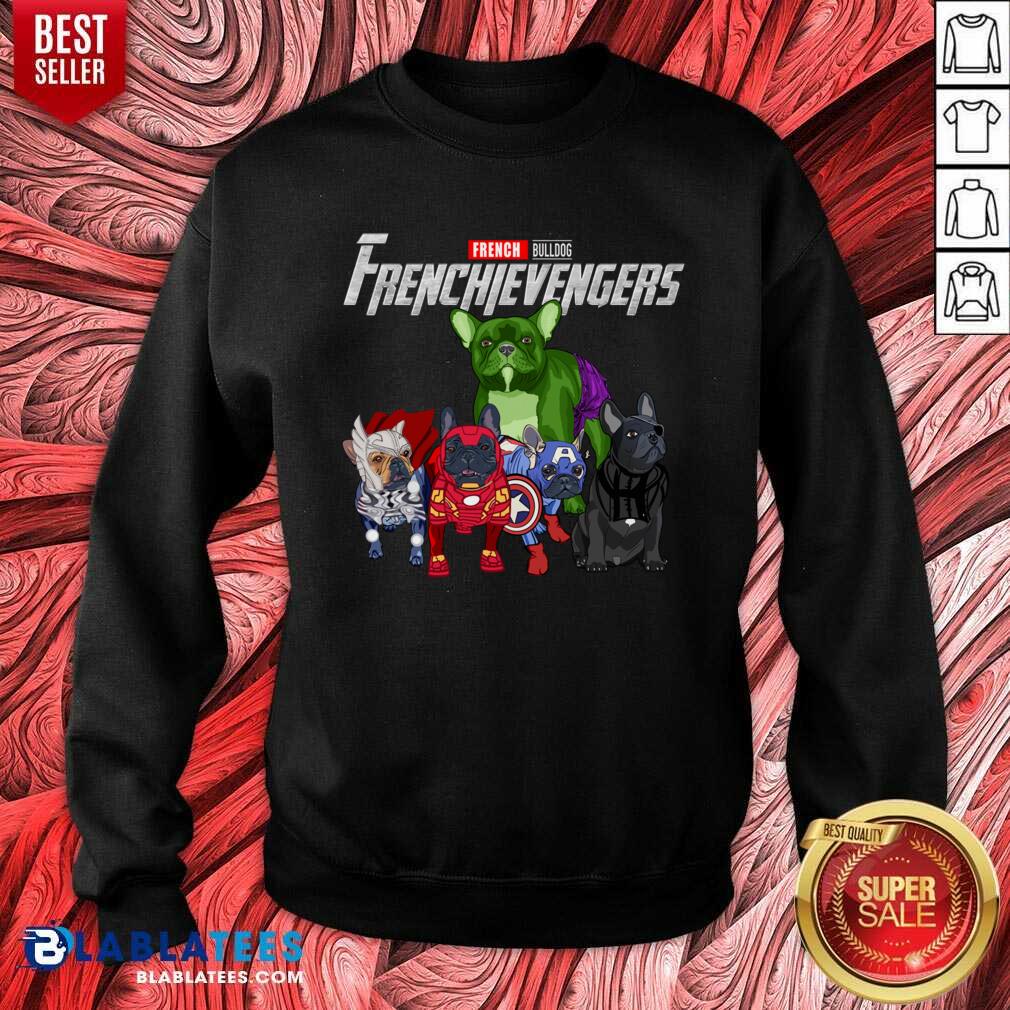 Perfect Marvel Avengers French Bulldog Frenchievengers Shirt - Image 5