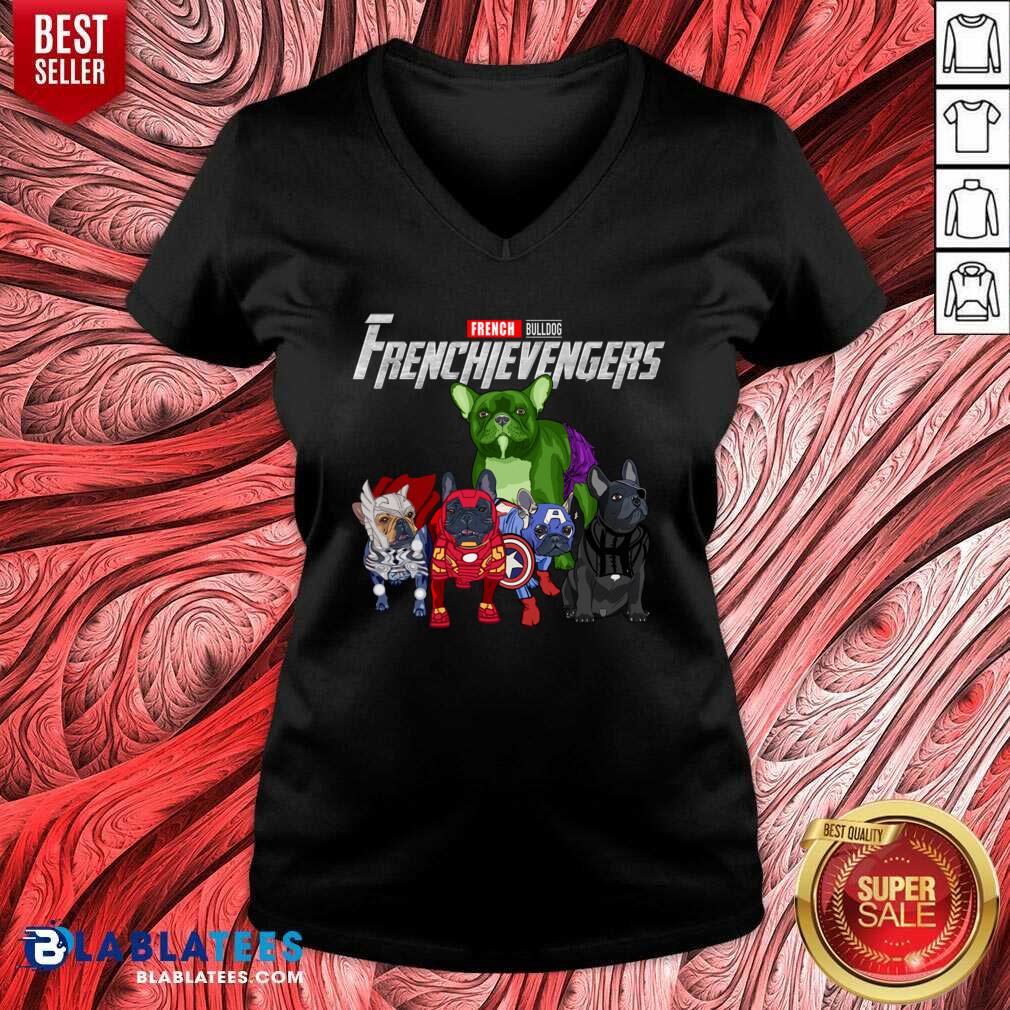 Perfect Marvel Avengers French Bulldog Frenchievengers Shirt - Image 3