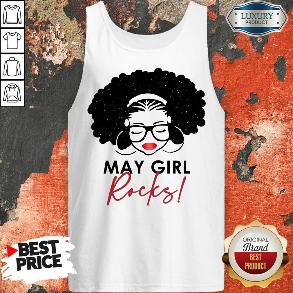 Perfect May Girl Rocks Shirt - Image 3
