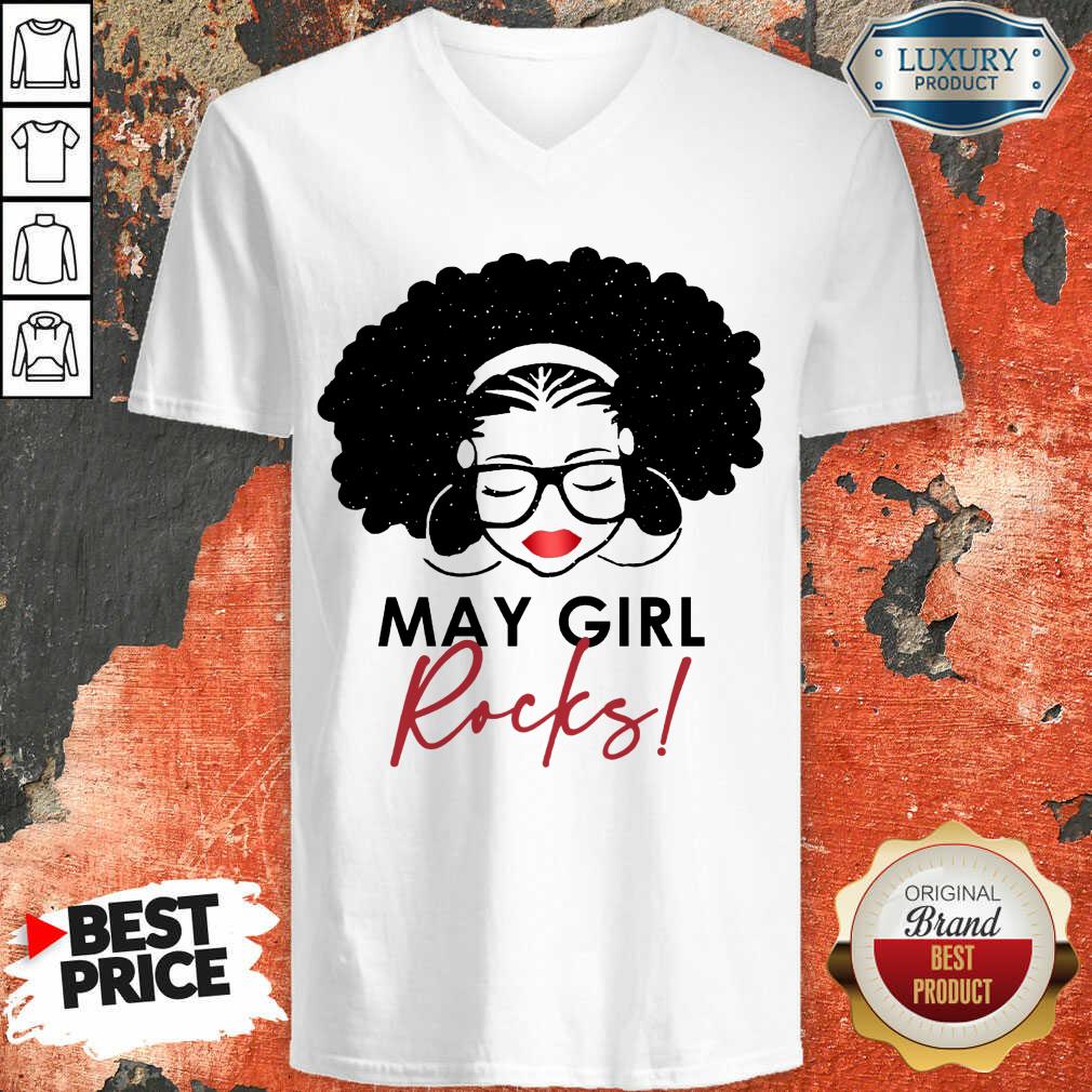 Perfect May Girl Rocks Shirt - Image 2