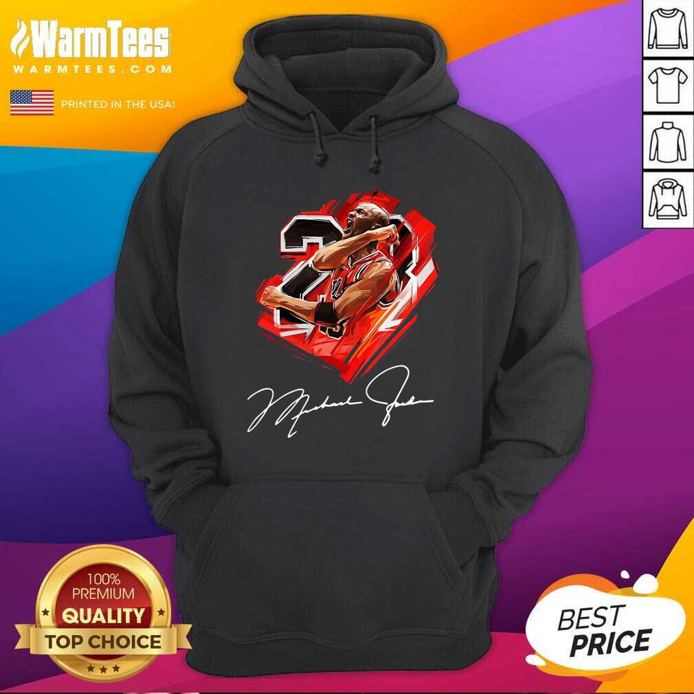 Perfect Michael Jordan 23 Chicago Bulls Basketball Signature Shirt - Image 2