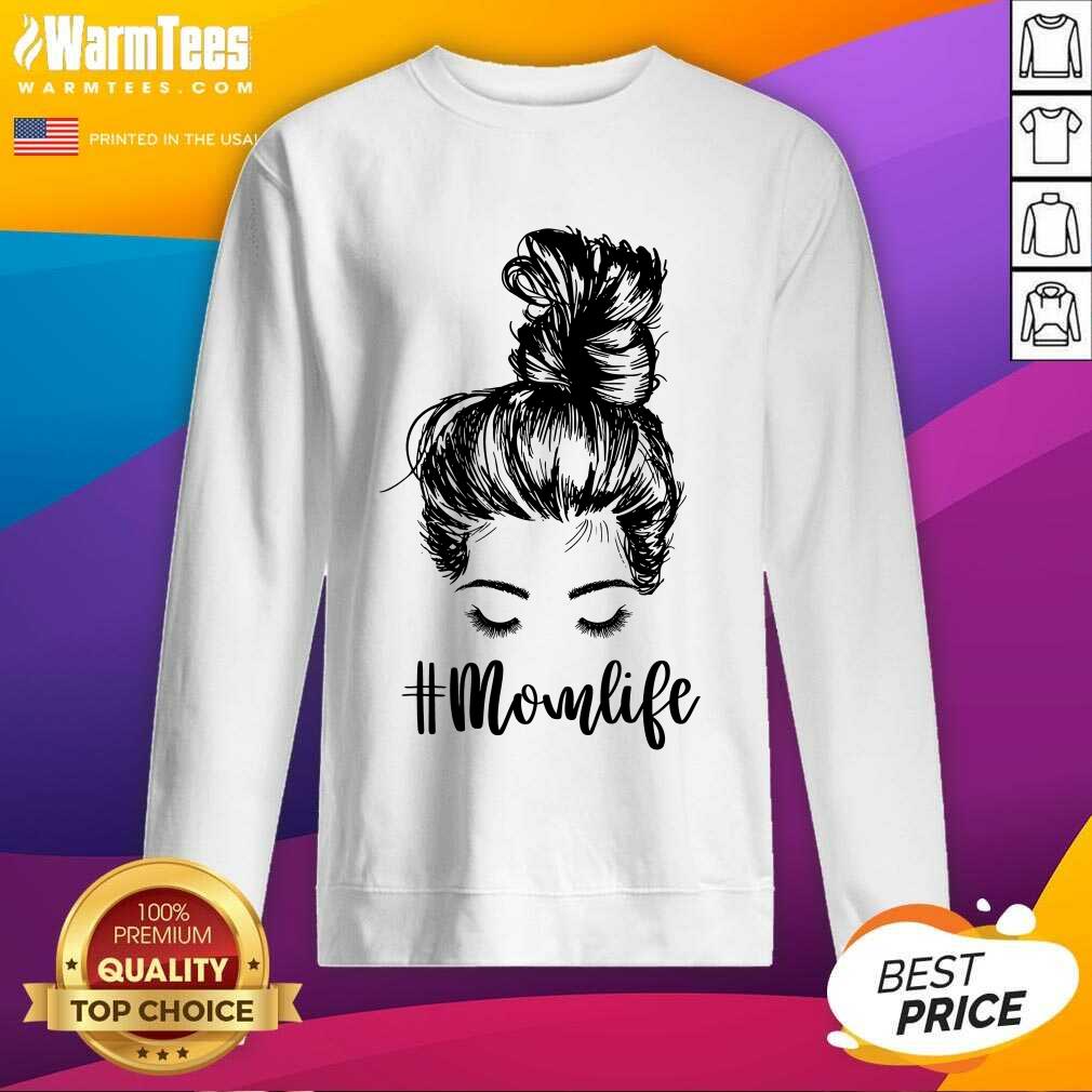 Perfect Mom Life Hair In Bun Shirt - Image 3