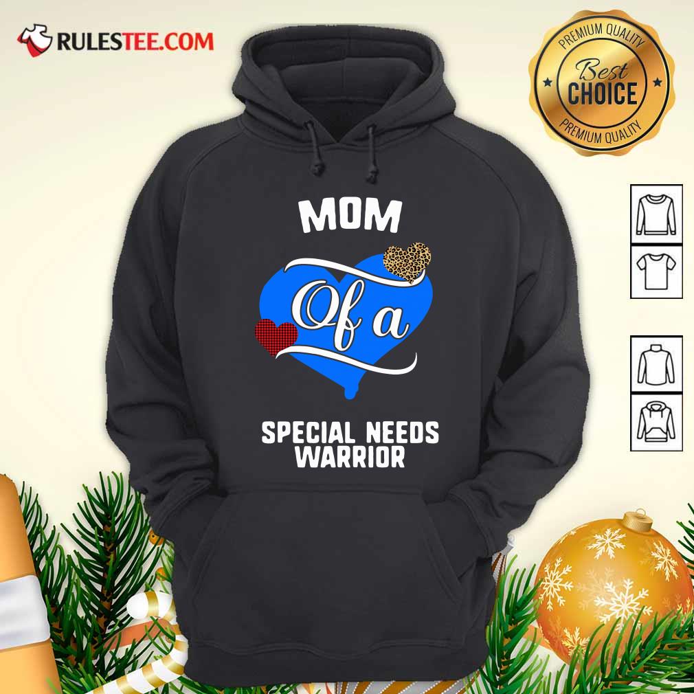 Perfect Mom Of A Special Needs Warrior Heart Shirt - Image 2